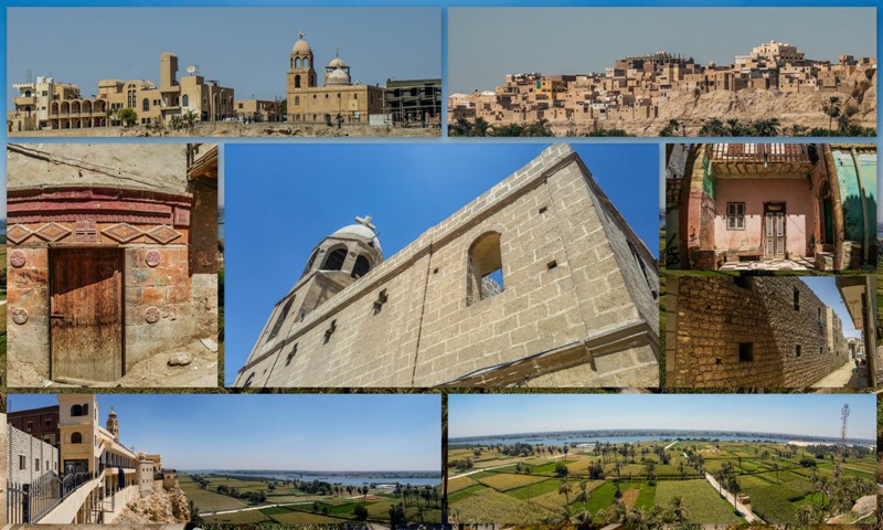 كنيسة العدرا من أعلى جبل الطير
