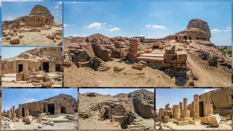معبد نيرون بالمنيا.. 2000 عام في أحضان الجبل