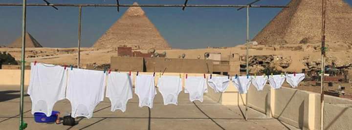 تصور المصور أحمدنبيل لاستمرارية الماضي مع الحاضر بتصرف
