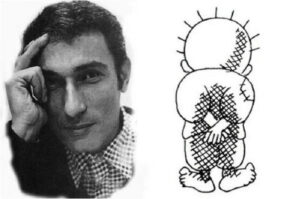 الرسام الفلسطيني الراحل ناجي العلي وشخصية حنظلة