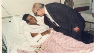 زيارة خالد محى الدين أثناء مرض محمد حمام الأول