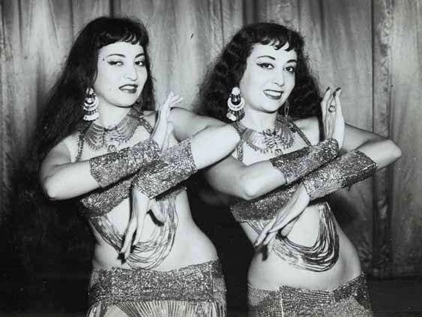 الراقصتان المصريتان اليهوديتان ليز ولين جمال 1