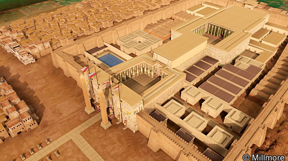 معبد الأقصر قديما
