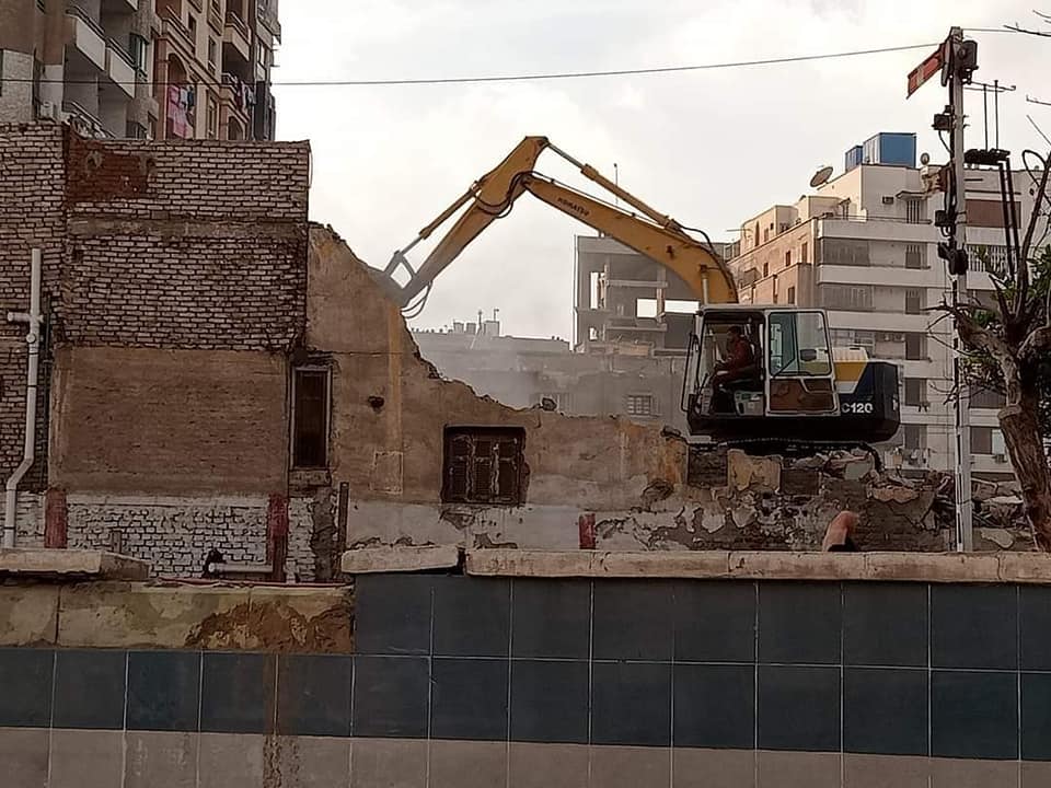 هدم حديقة الهابي لاند ونادي السكة الحديد بالمنصورة من مبادرة انقذوا المنصورة 1