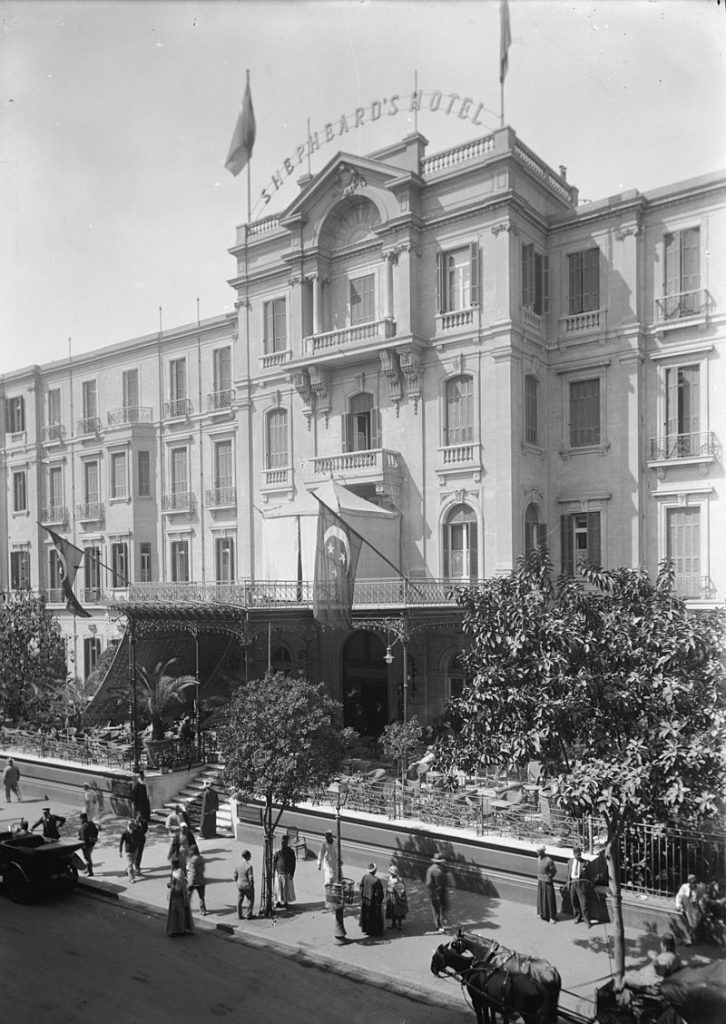 فندق شبرد بالقاهرة عام 1920