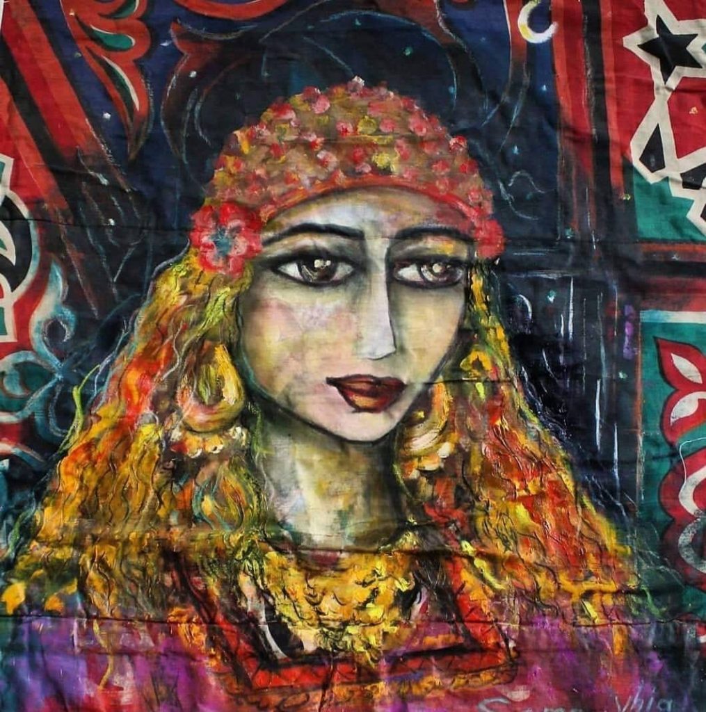 لوحات للفنانة التشكيلية سماء يحيى