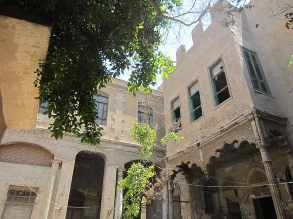 بيت مدكور قبل الهدم