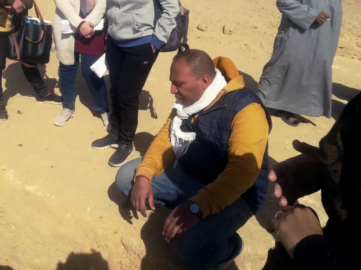 الدكتور باسم جهاد رئيس البعثة المصرية للحفائر