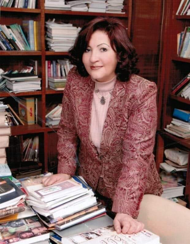 ماجدة الجندي في مكتبها بالأهرام