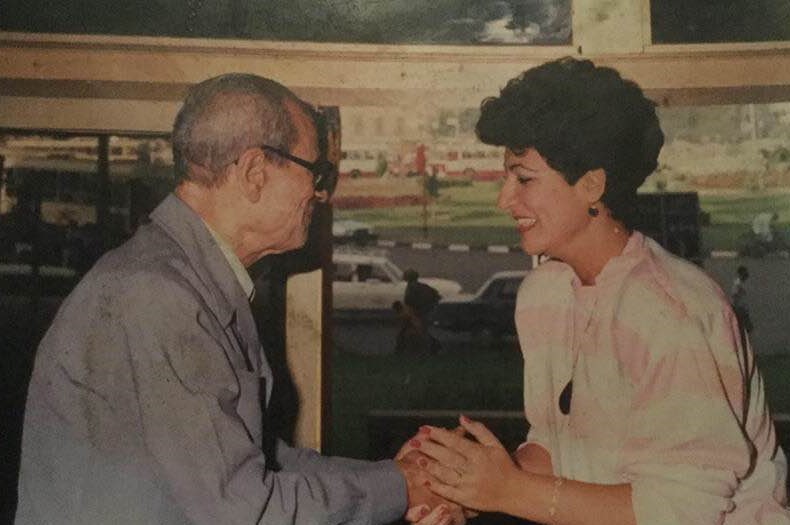 مع الأستاذ نجيب محفوظ