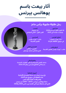 آثار بيعت على أنها من مقتنيات يوهانس بيرنس 1