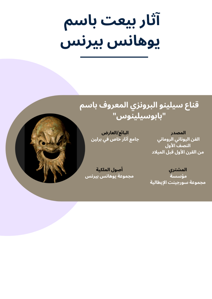 آثار بيعت على أنها من مقتنيات يوهانس بيرنس 3
