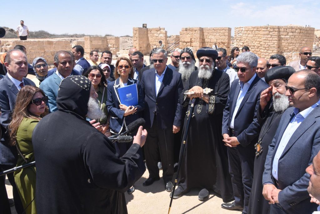 الراهب الدكتور القمص تداوس أفامينا يتحدث عن موقع أبو مينا 1
