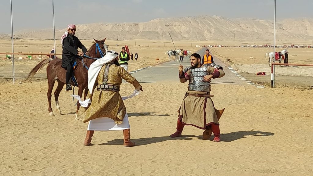 على مدار 4 أيام.. «الخارجة» تحتضن مهرجان الرياضات التراثية والفنون الدولية new valley 1 1