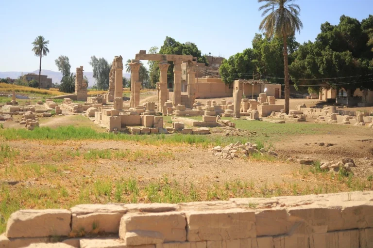 The Ruins of the Medamud Temple East of Luxor - Photo: Abul-Hassan Abdel-Sattar