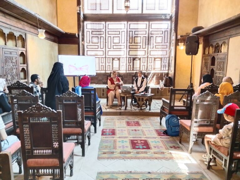 A perspective from the heritage symposium at Bayt al-Sinnari. Photo: Heba Moawad