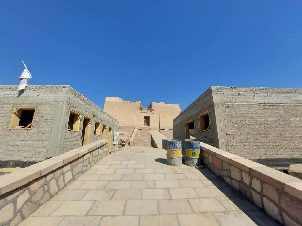 صورة لمعبد كلابشة بعد الأعمال الأخيرة التي جرت به.. الصورة بإذن من المرشدة السياحية عبير محمود طنطاوي